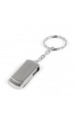 Anahtarlıklı metal gövdeli 32 GB lazer baskılı promosyon USB bellek